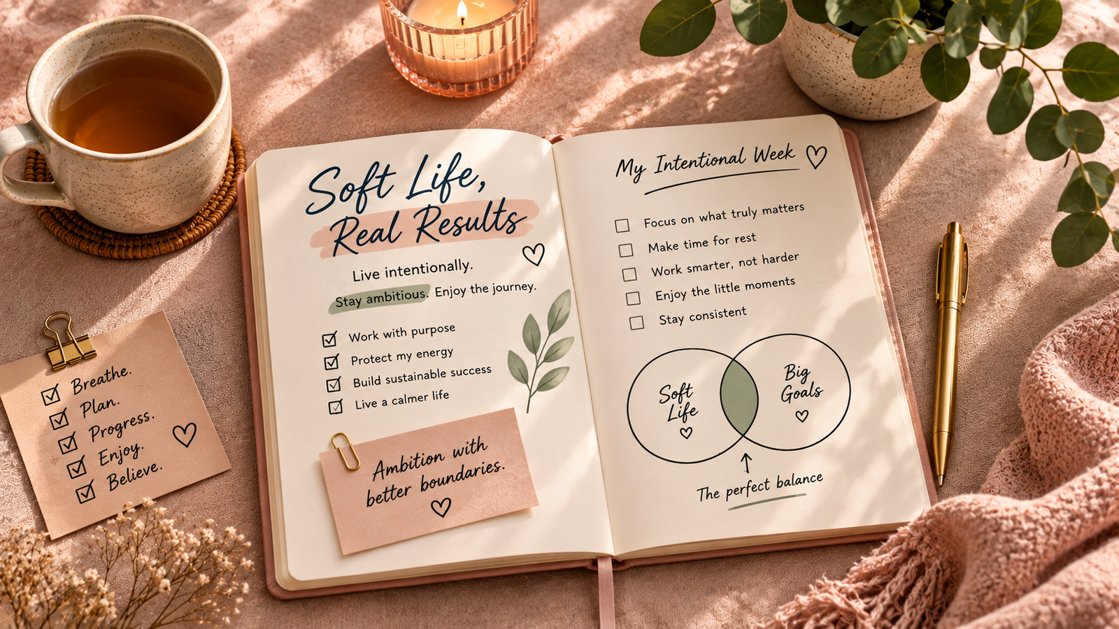 Soft Life, Real Results: How to Be Intentional Without Losing Ambition