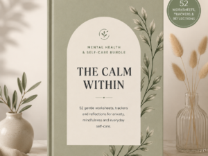 The Calm Within self-care printable bundle cover