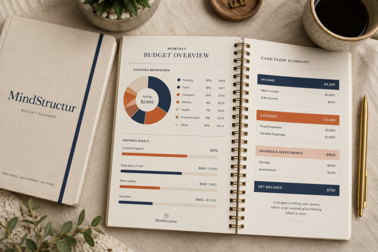How to Budget Without Spreadsheet Overwhelm: A Simple Visual Budgeting System