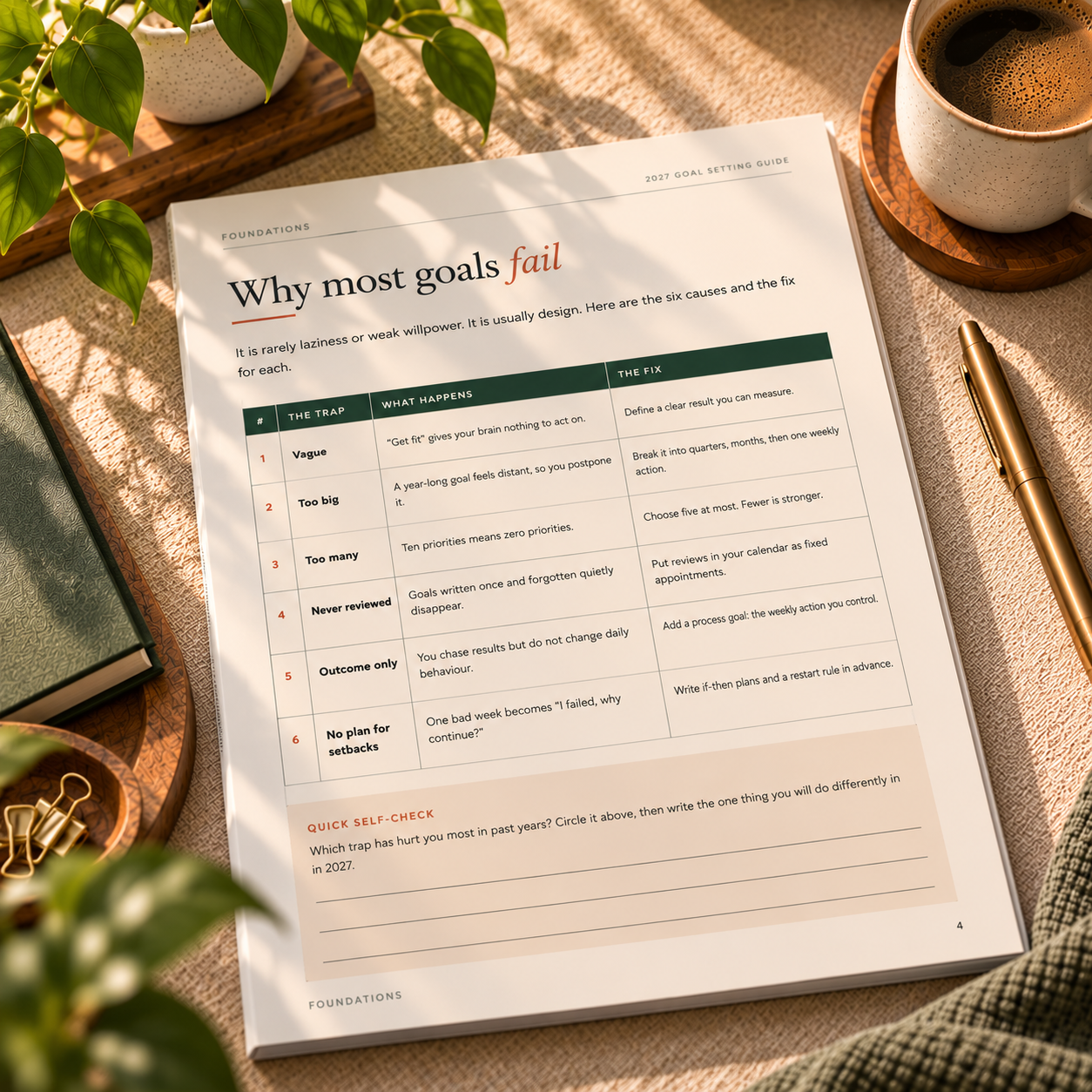 2027 Goal Setting Guide | Printable Yearly Planner & Workbook (PDF) - Image 4