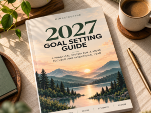 2027 Goal Setting Guide | Printable Yearly Planner & Workbook (PDF)